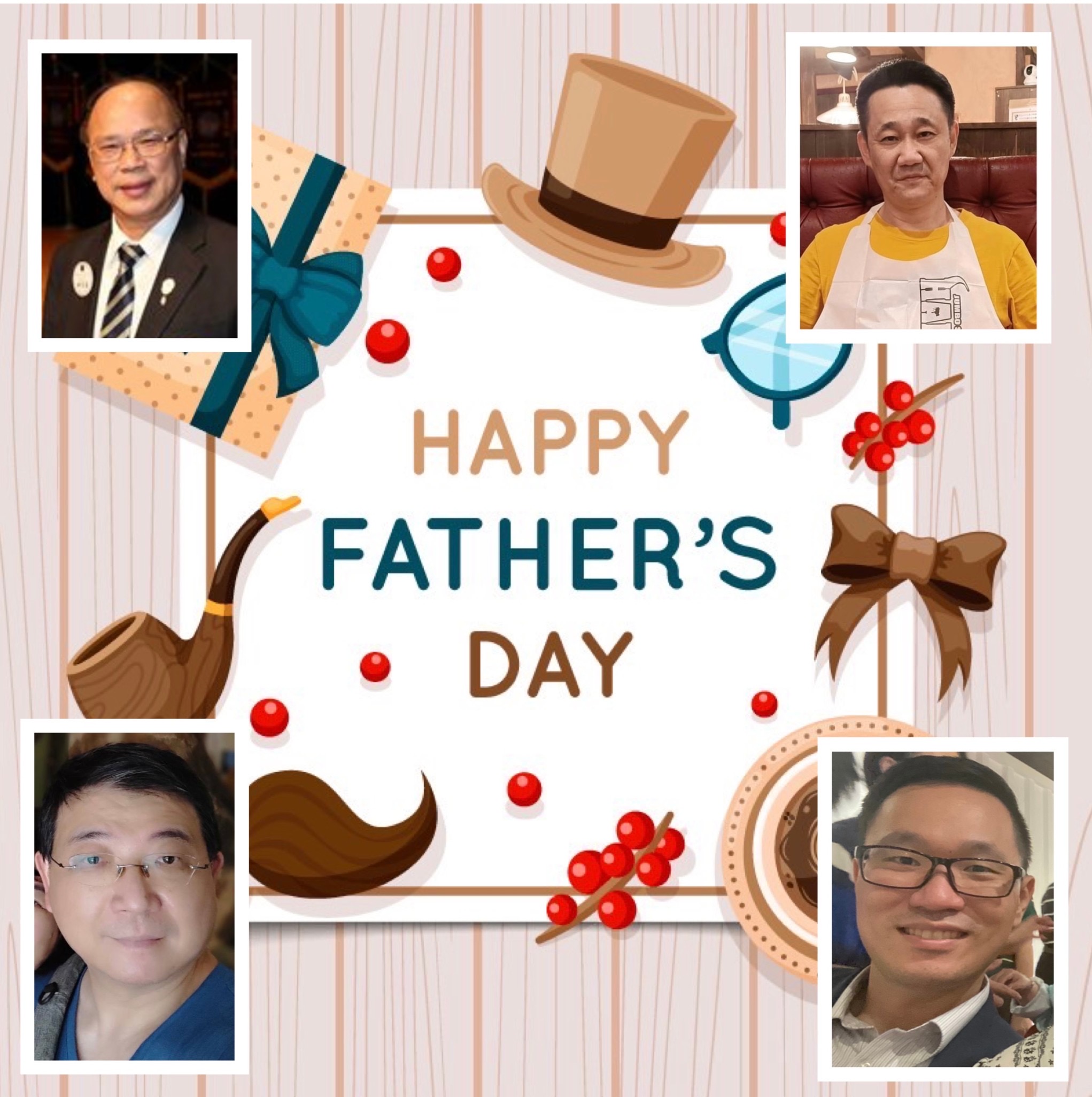 祝小組所有可愛的爸爸們爸爸節快樂