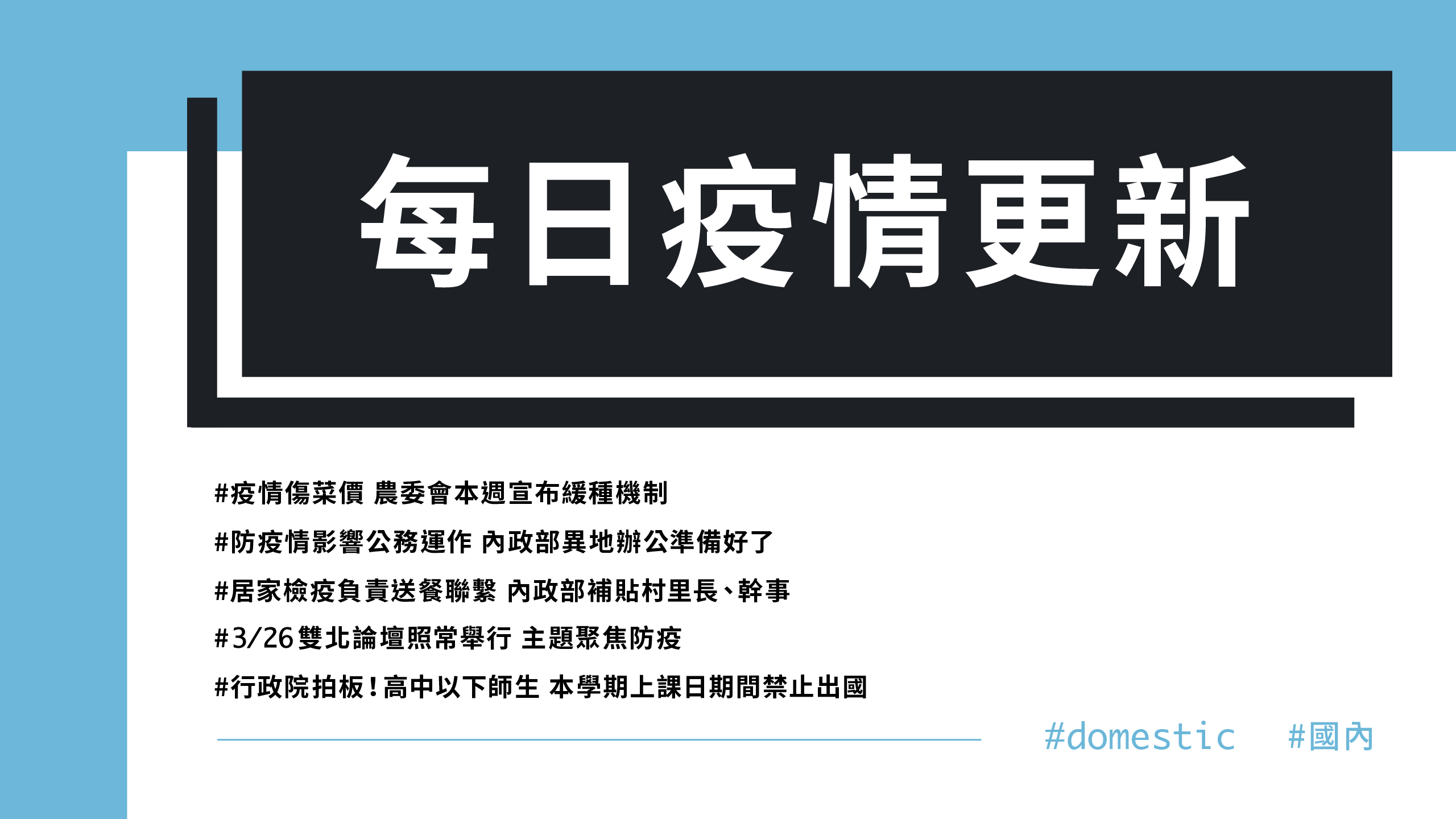 大學堂｜0317國際新聞部＿國內新聞