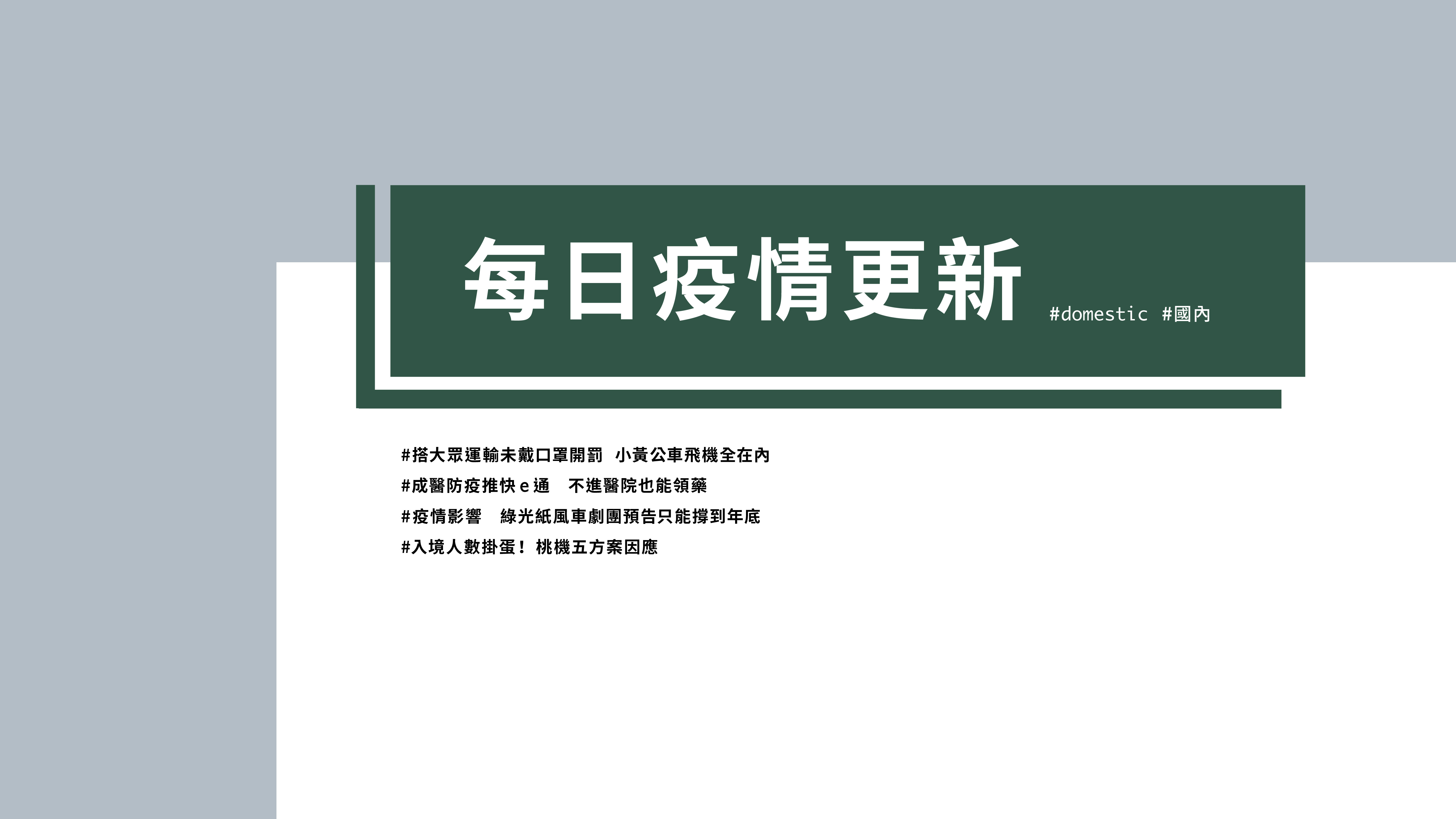 大學堂｜0416國際新聞部＿國內新聞