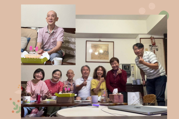 彭叔80歲生日囉~我們小組生命的表率！